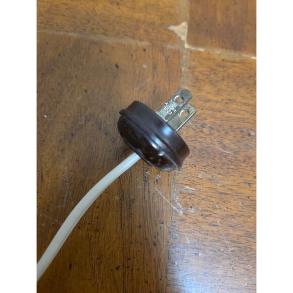 Handy Hannah Hair Dryer Chrome VTG 1950’s Wooden Handle 215 Watts Tested - Picture 6 of 6